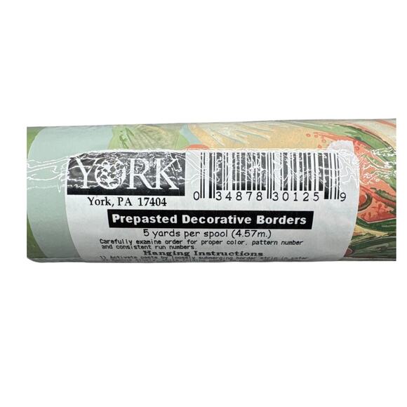 York Vintage Country Cottage Fairy Floral Wallpaper Border 2 Rolls / 10 yards - Picture 7 of 7